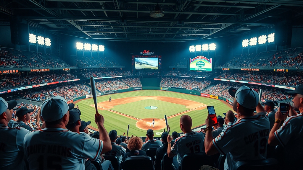 영화관 야구 관람 꿀팁 (realistic 스타일)