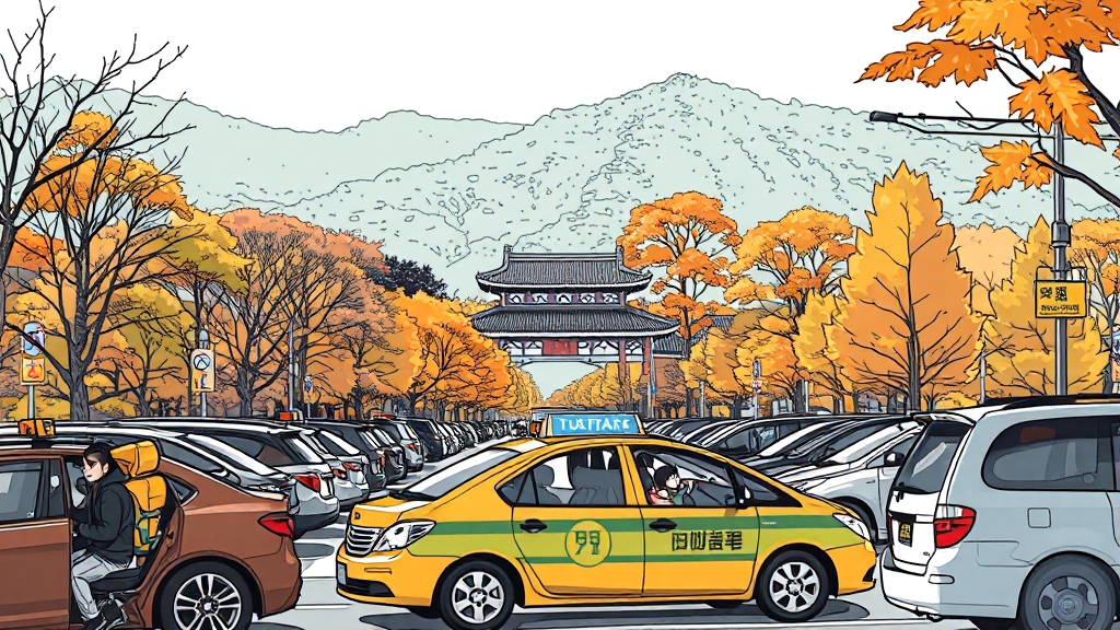 가는 방법 및 주차 정보 (illustration 스타일)