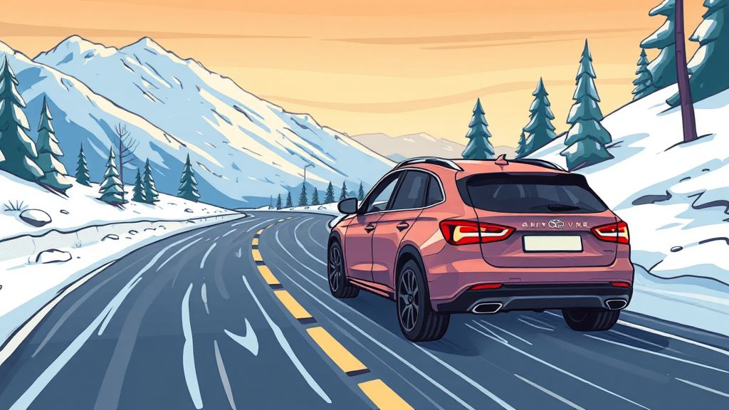 윈터 타이어 관련 오해와 진실 (cartoon 스타일)