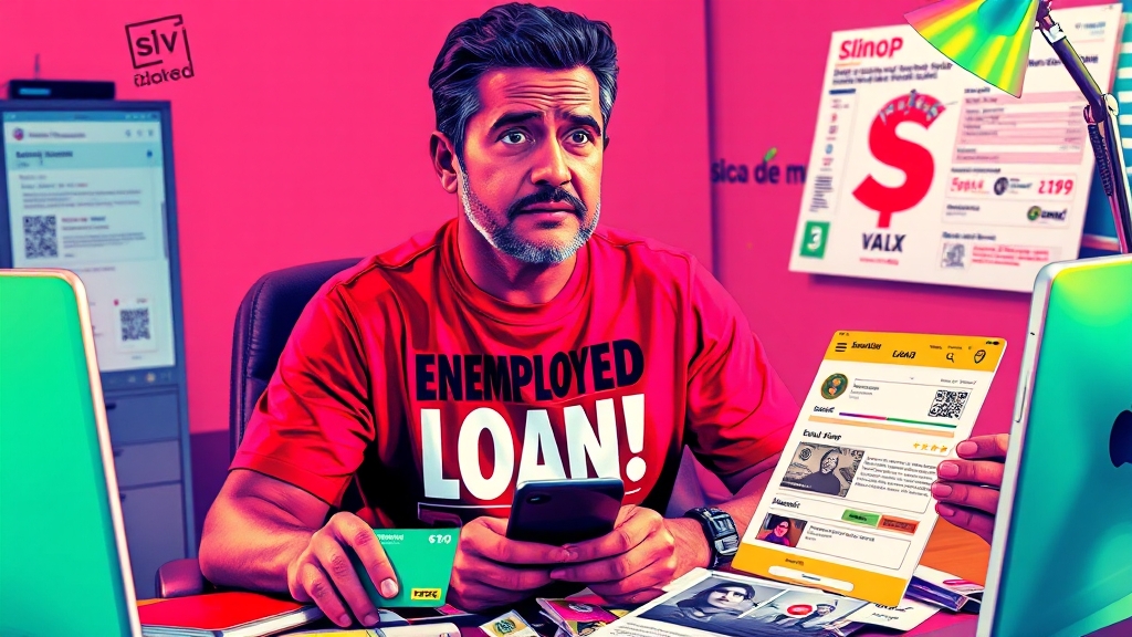 무직자 대출 신청 방법 (popart 스타일)