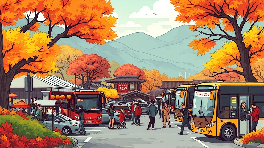 교통 & 주차 정보 (cartoon 스타일)