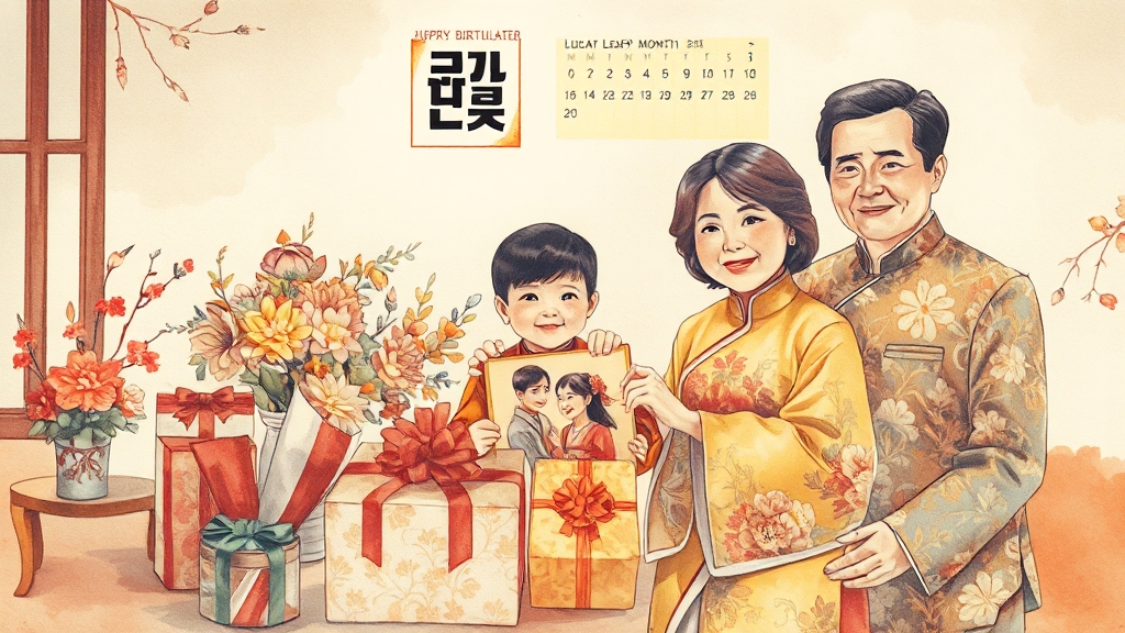 음력 생일, 왜 챙겨야 할까요? (realistic 스타일)