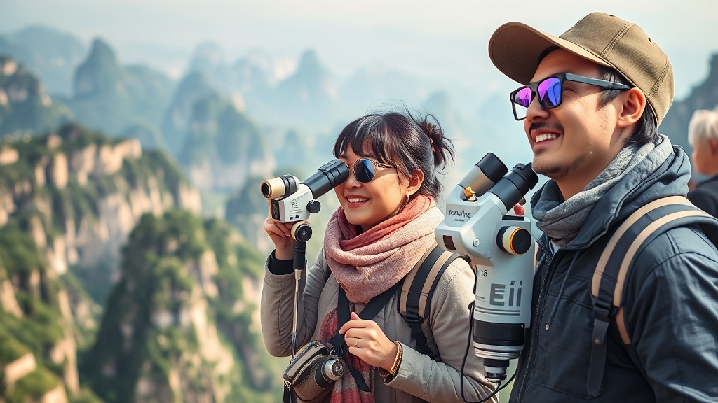 장가계 패키지 비용 비교 (realistic 스타일)