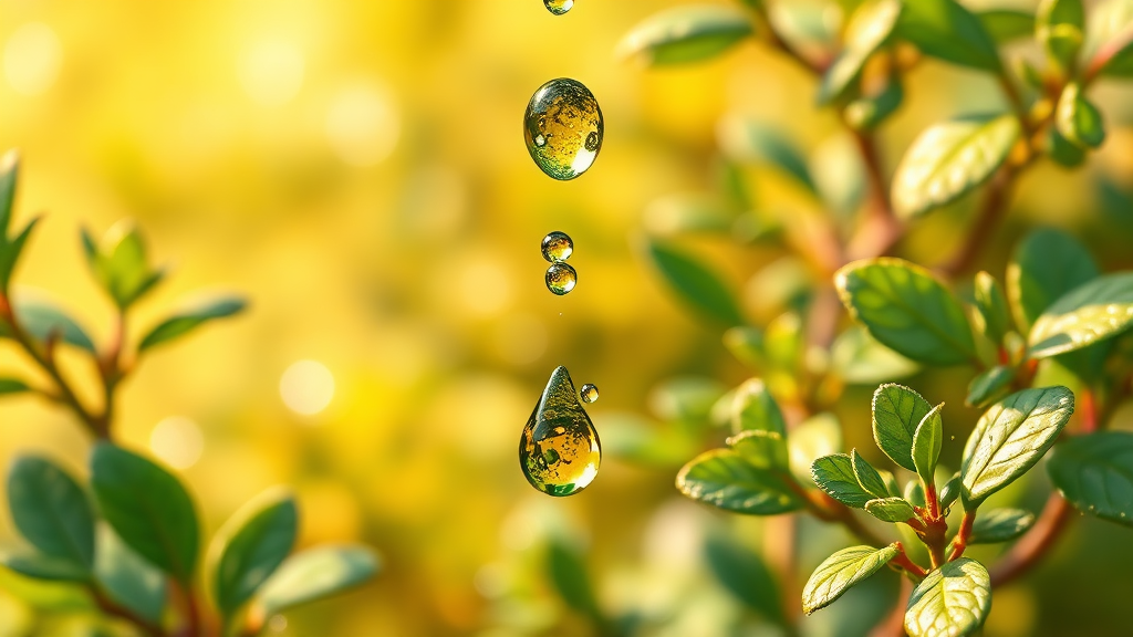 오레가노 오일 활용법 (illustration 스타일)