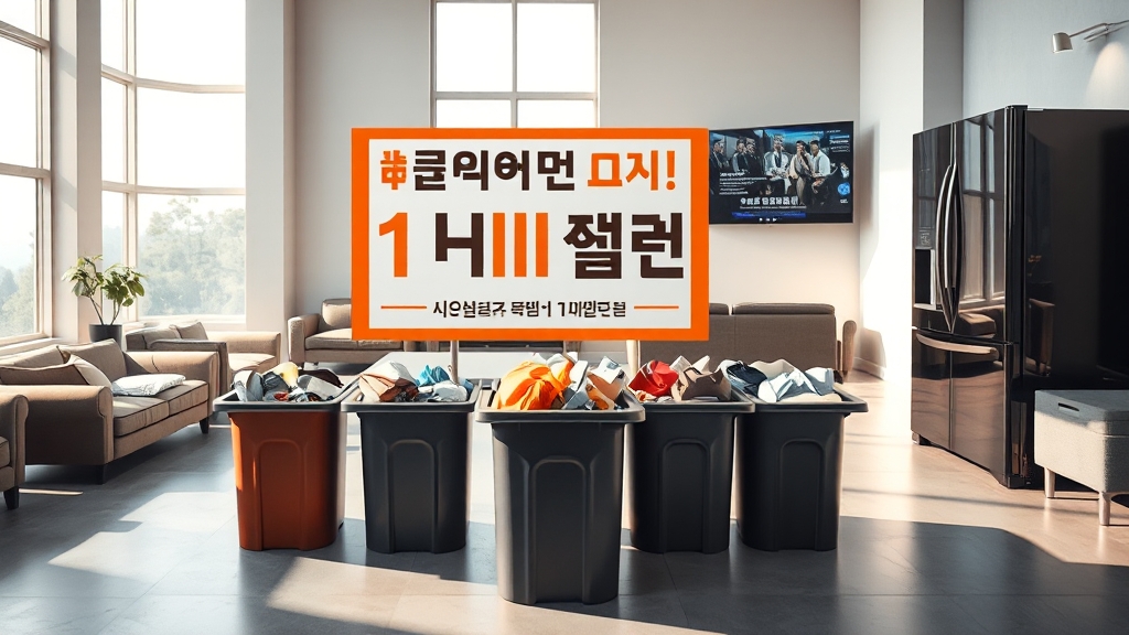 대형폐기물, 뭘까요? (realistic 스타일)