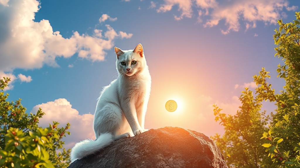 고양이 색깔별 꿈 해몽 (realistic 스타일)