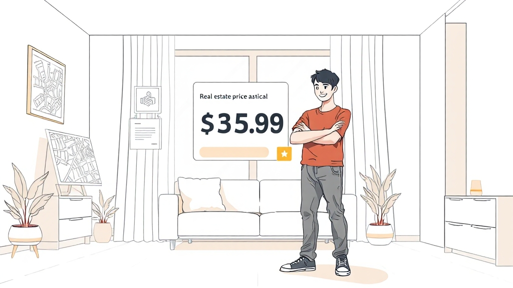 아파트 공시지가, 이렇게 조회하세요! (illustration 스타일)