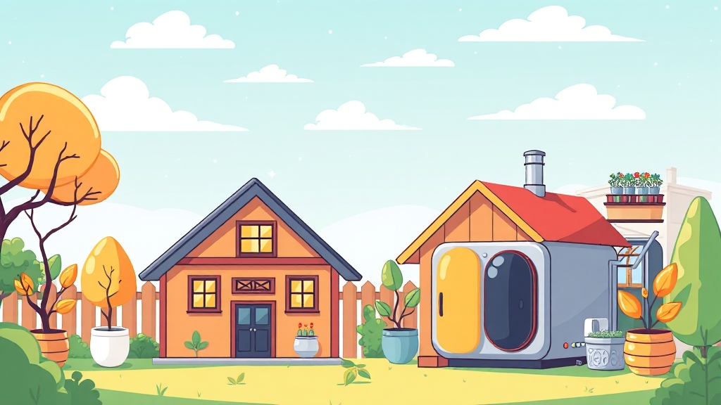 친환경 보일러란? (cartoon 스타일)