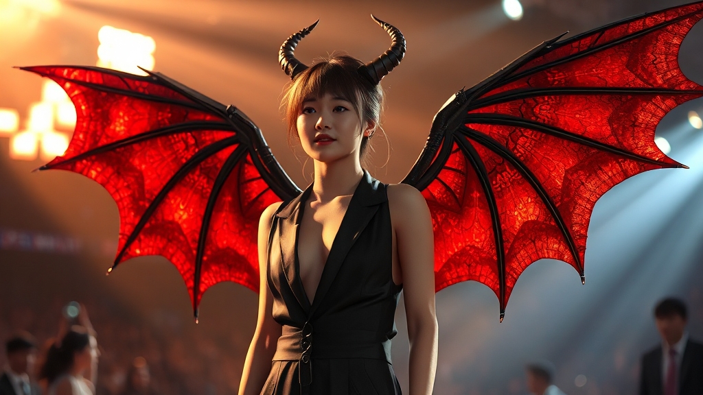 데몬헌터스 혼문의 양면성 (realistic 스타일)