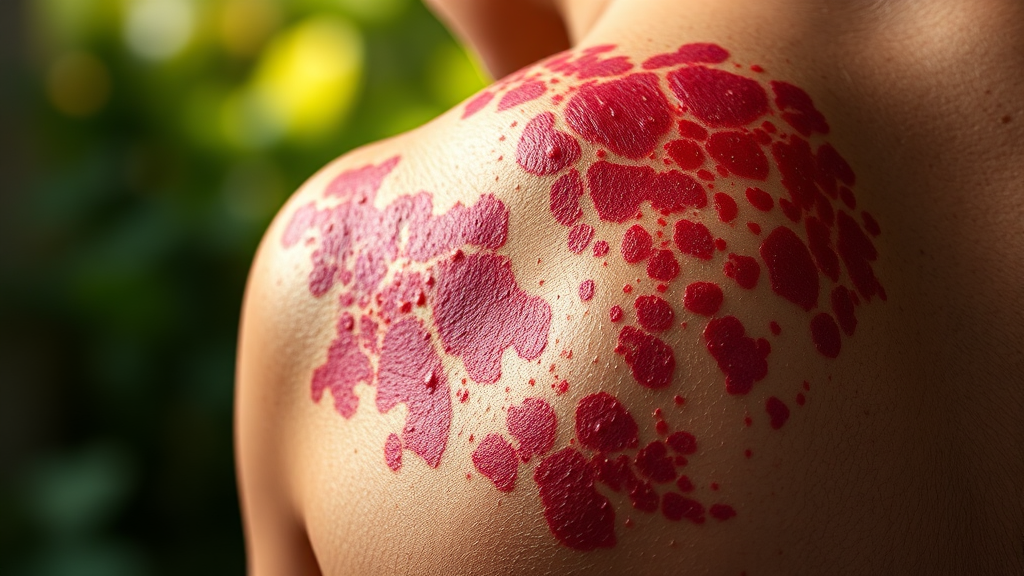 대상포진이란? (realistic 스타일)