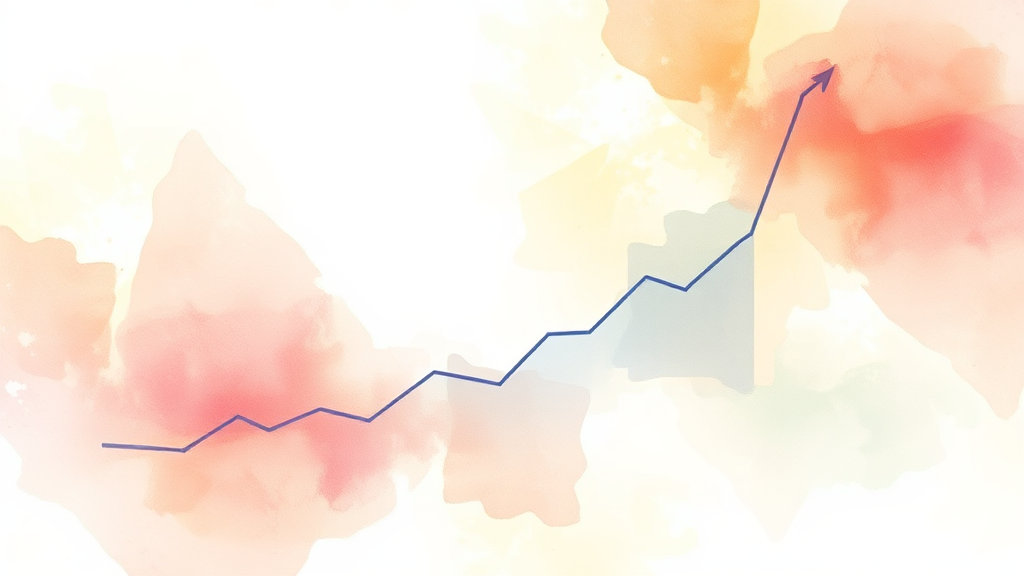 최근 주가 분석 (watercolor 스타일)
