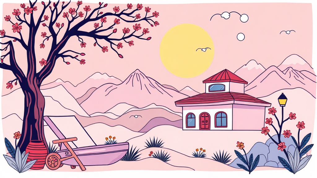 숙소 예약 시 놓치지 말아야 할 할인 정보 (illustration 스타일)