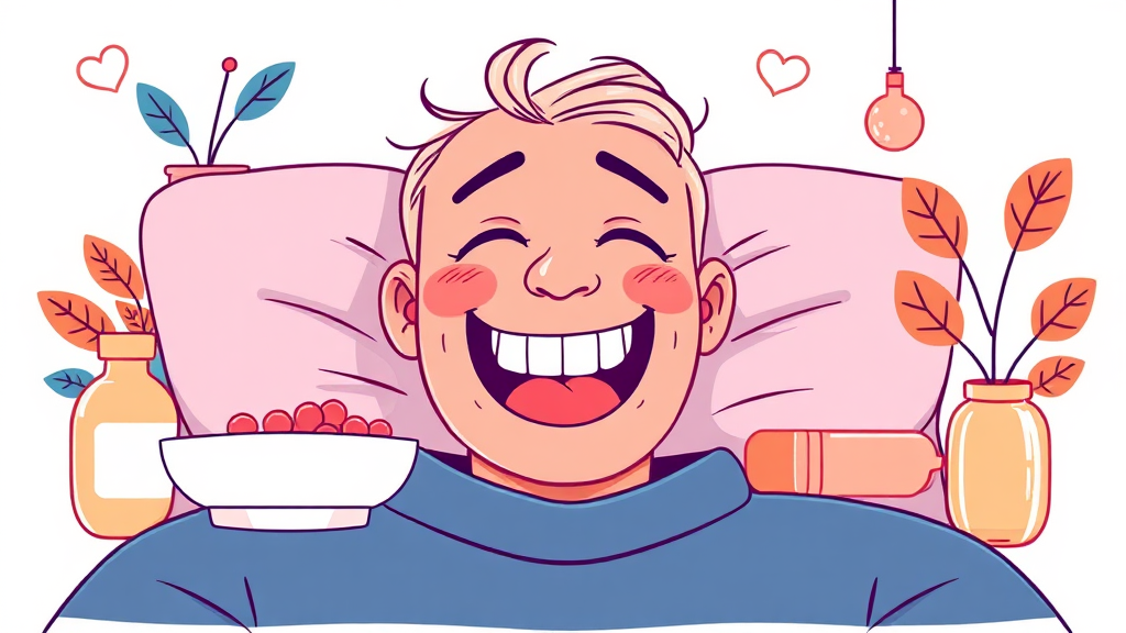 빠른 회복을 위한 관리법 (illustration 스타일)