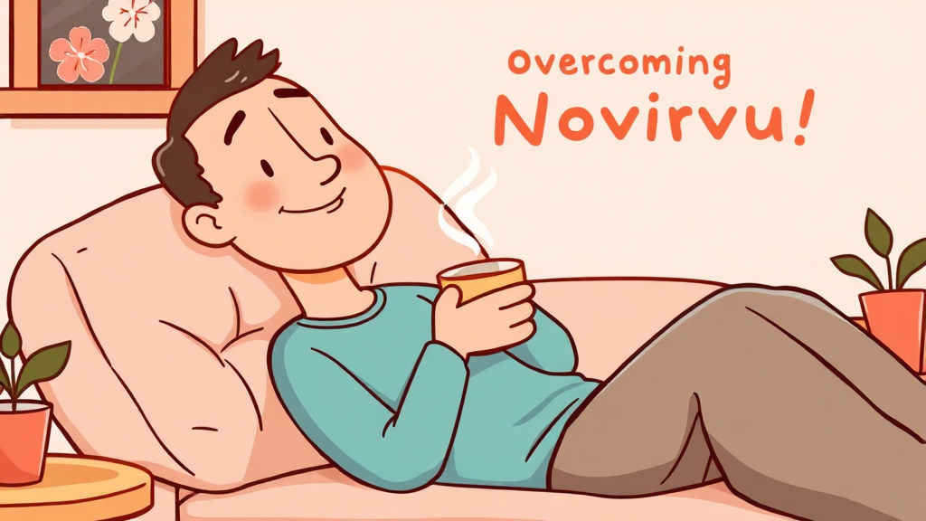 노로바이러스 치료 및 대처법 (cartoon 스타일)