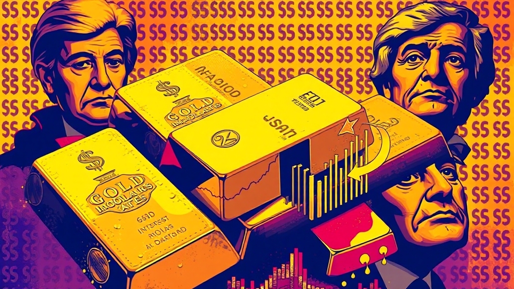 금 시세, 5가지 핵심 변수를 주목하세요 (popart 스타일)