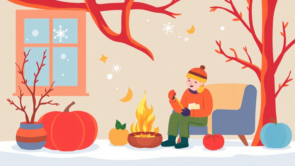 건강한 겨울나기: 당뇨 환자의 종합적인 혈관 관리 가이드 (cartoon 스타일)