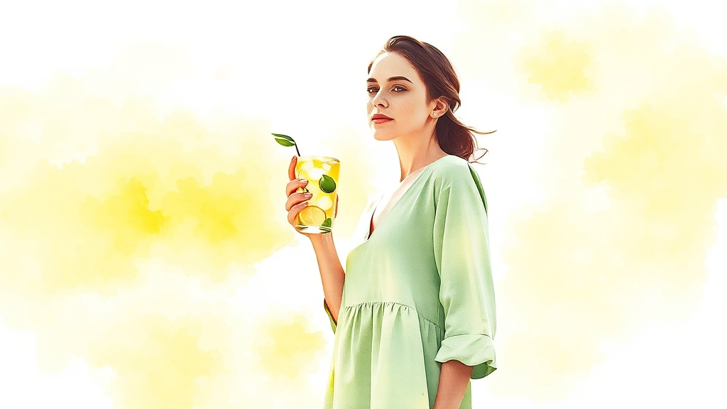 섭취 후 경험 및 변화 (watercolor 스타일)