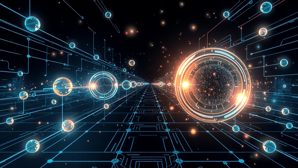 양자 컴퓨터란? (illustration 스타일)