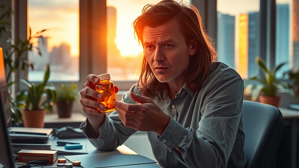 비타민 B, 활력의 핵심 (realistic 스타일)