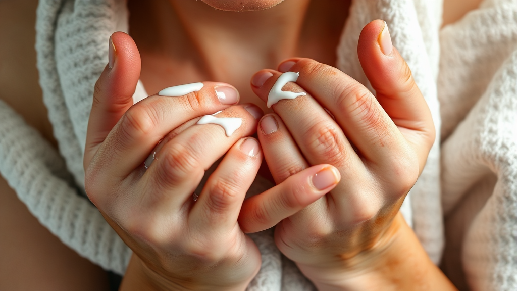 가려움증 악화시키는 습관 (realistic 스타일)