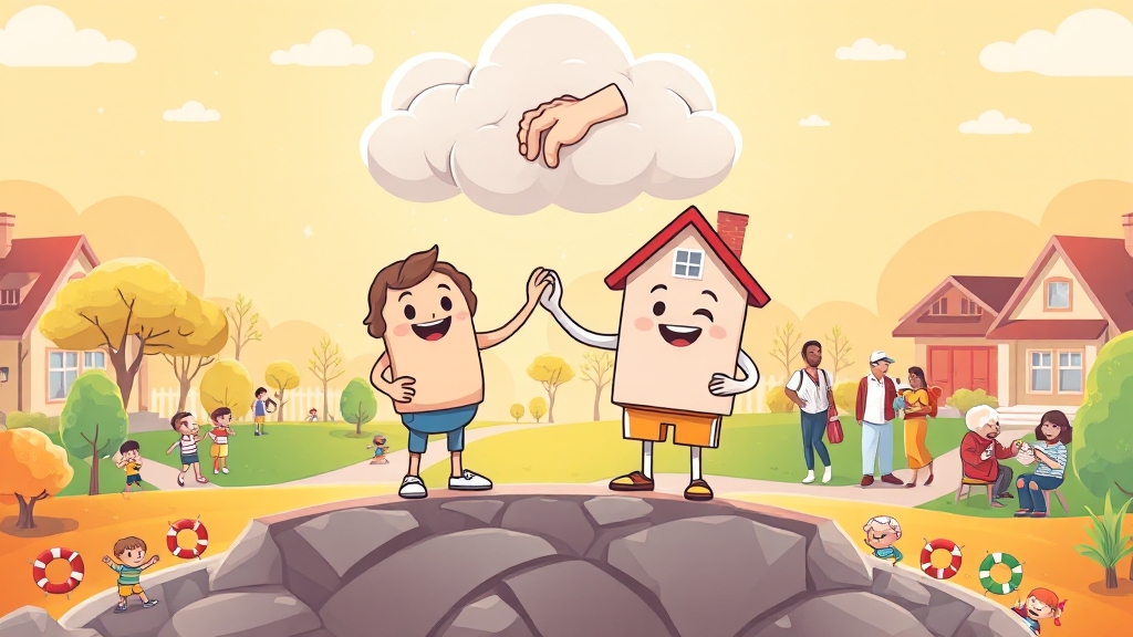 생명보험 + 손해보험: 시너지 효과 극대화 (cartoon 스타일)