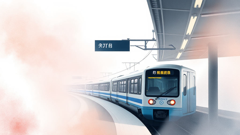 SRT 주요 노선 및 이용 꿀팁 (watercolor 스타일)