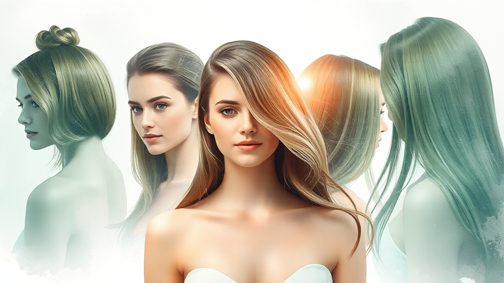 샴푸 사용 후기 및 효과 (watercolor 스타일)