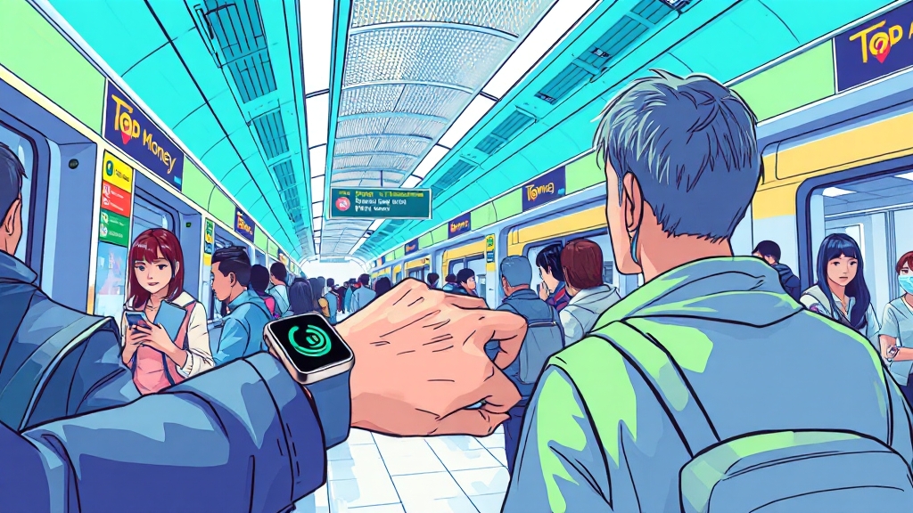 애플페이 교통카드란? (illustration 스타일)