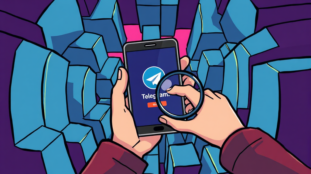 텔레그램 인증 해결 (cartoon 스타일)