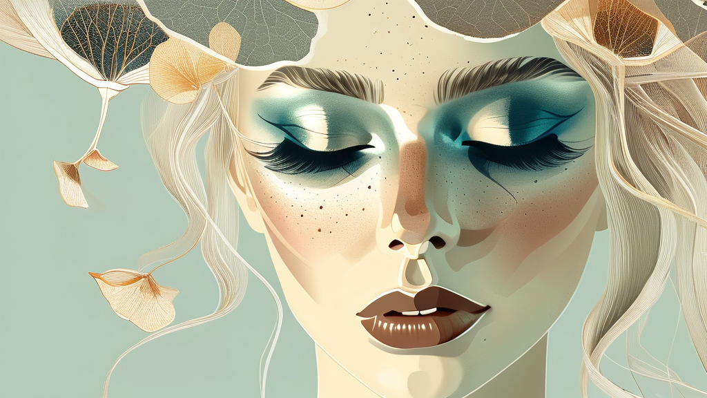 미세먼지로 인한 기침과 목 통증의 원리 (illustration 스타일)