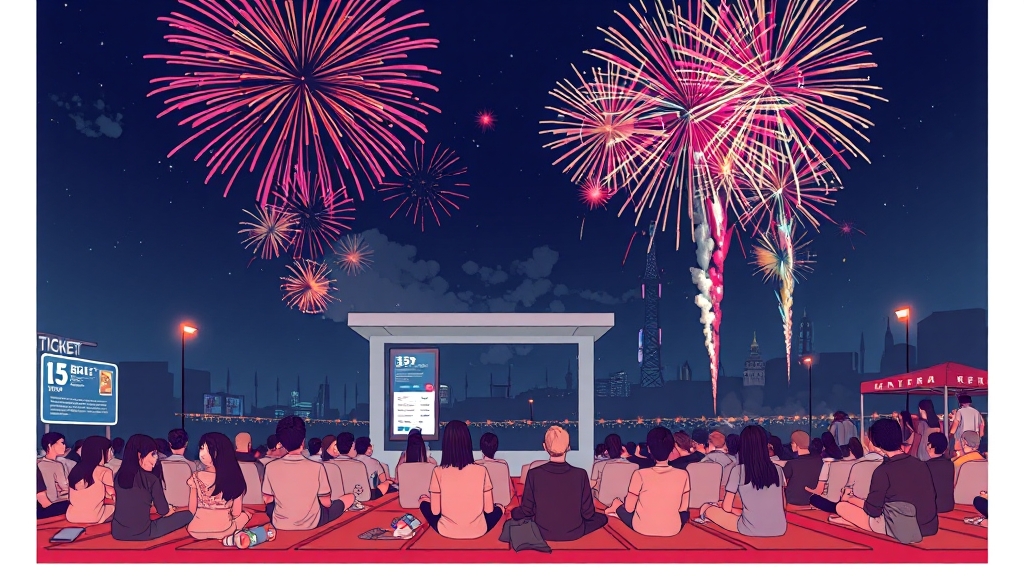 예매 취소/환불 규정 및 현장 구매 가능성 (illustration 스타일)