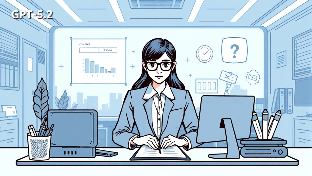 GPT-5.2 모델 선택 가이드 (illustration 스타일)