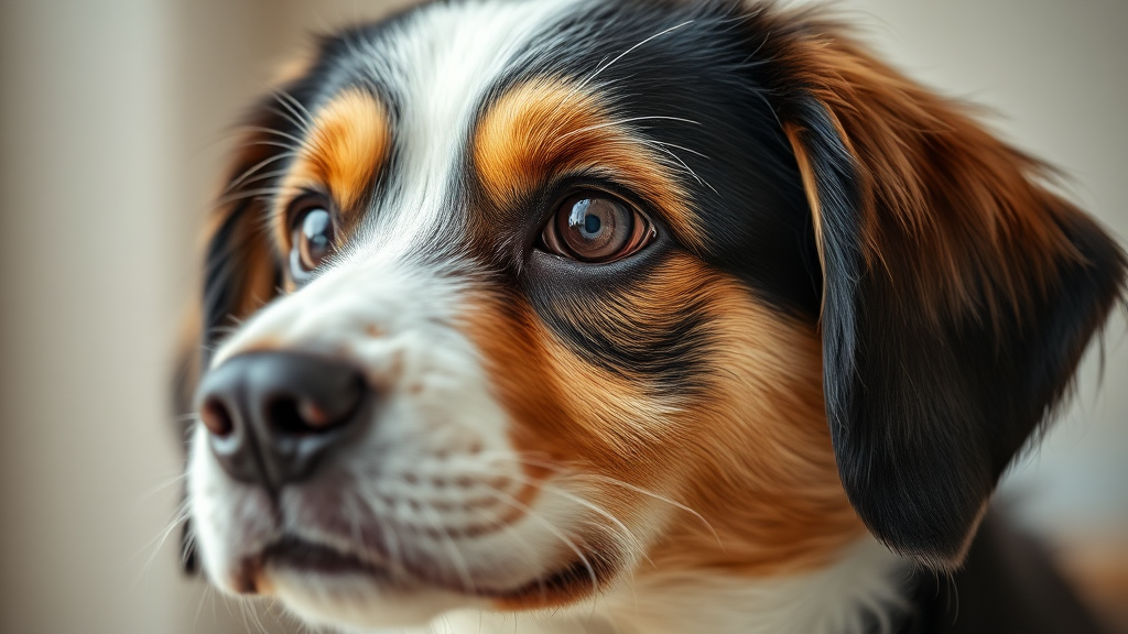 강아지 눈 건강, 녹내장 예방을 위한 생활 습관 (realistic 스타일)