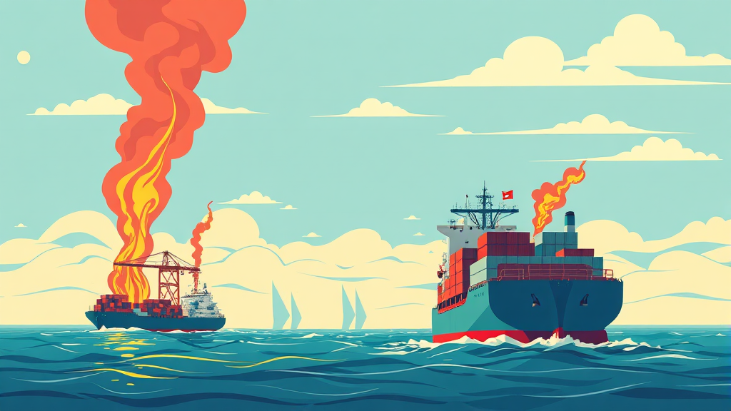 유가 급등의 핵심 원인: 중동 지역 지정학적 리스크 분석 (illustration 스타일)