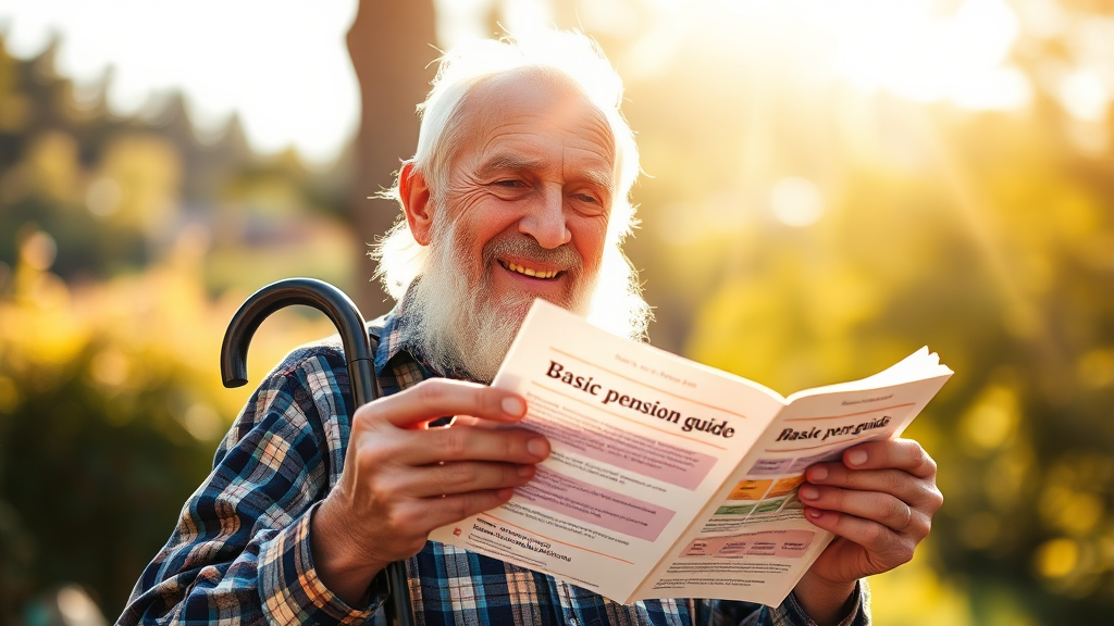 기초연금이란? (realistic 스타일)