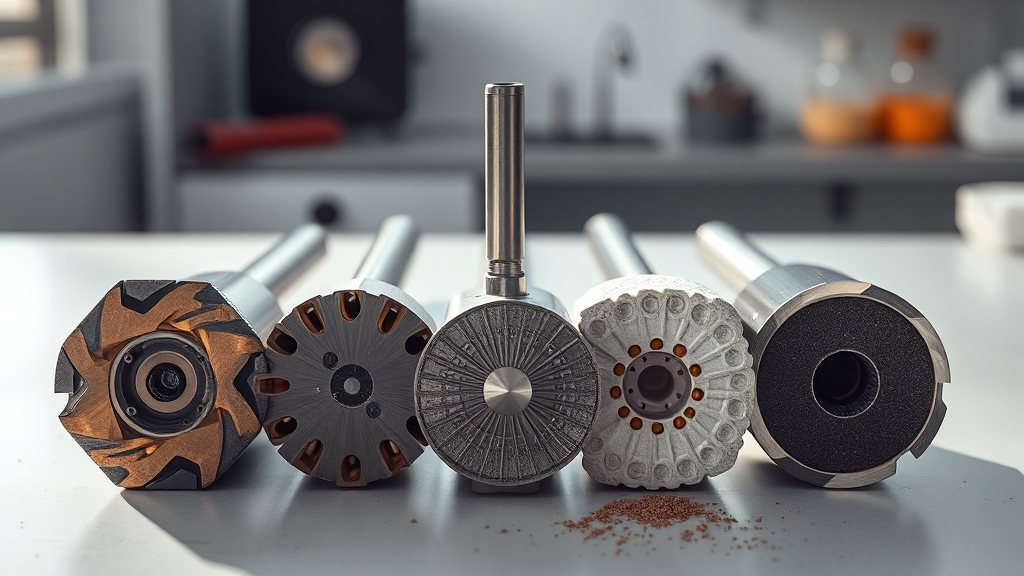 절삭 공구, 강도와 내마모성이 중요해요! (realistic 스타일)