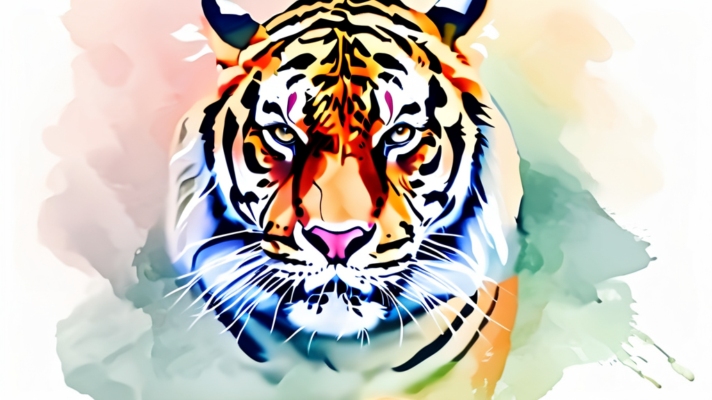 건강한 피부를 위한 호랑이 연고 활용 가이드 (watercolor 스타일)