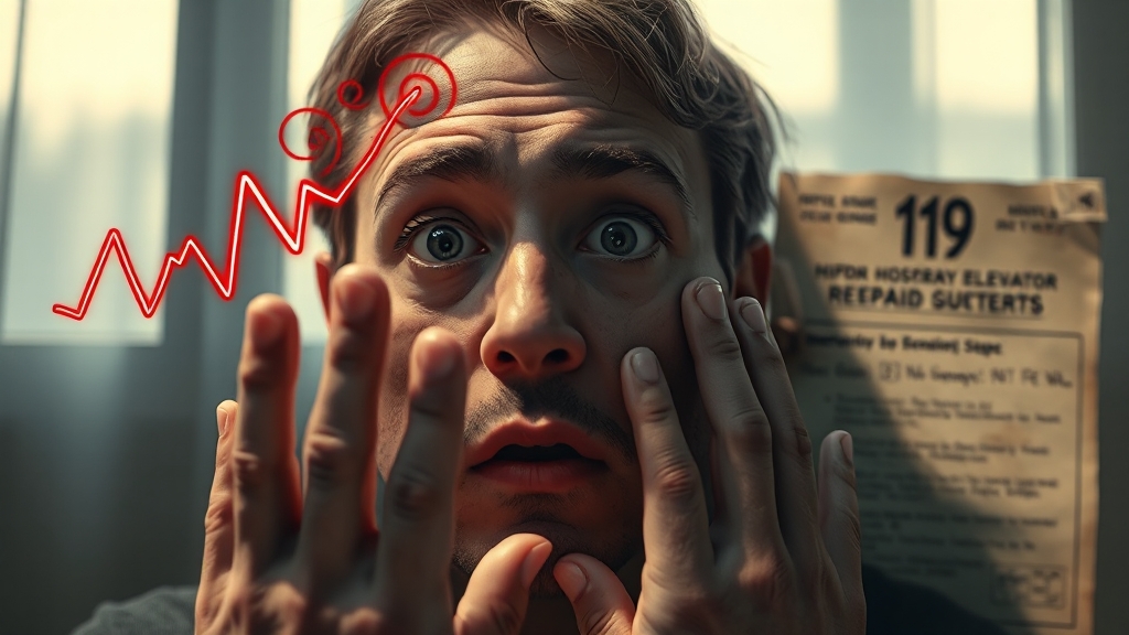 저혈당 증상, 단계별로 알아봐요! (realistic 스타일)