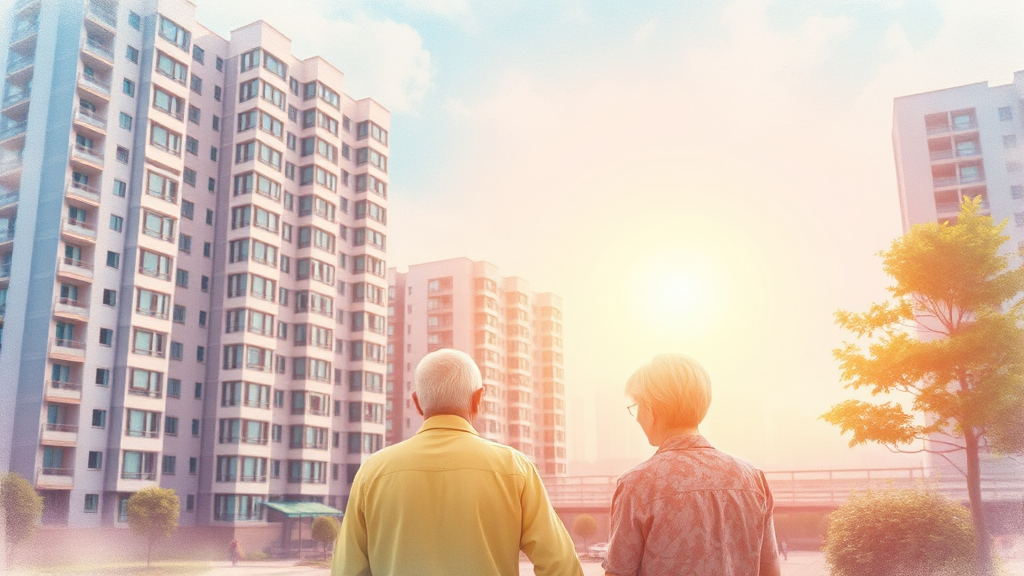 마곡 실버타운 분양가 정보 (watercolor 스타일)