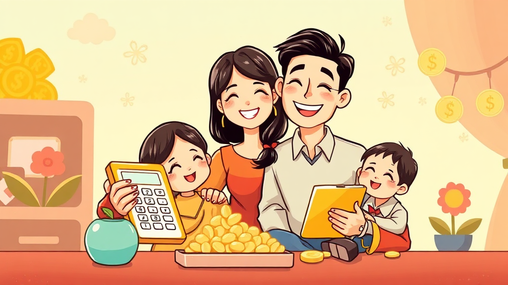 상속세 면제 한도 기준 (cartoon 스타일)