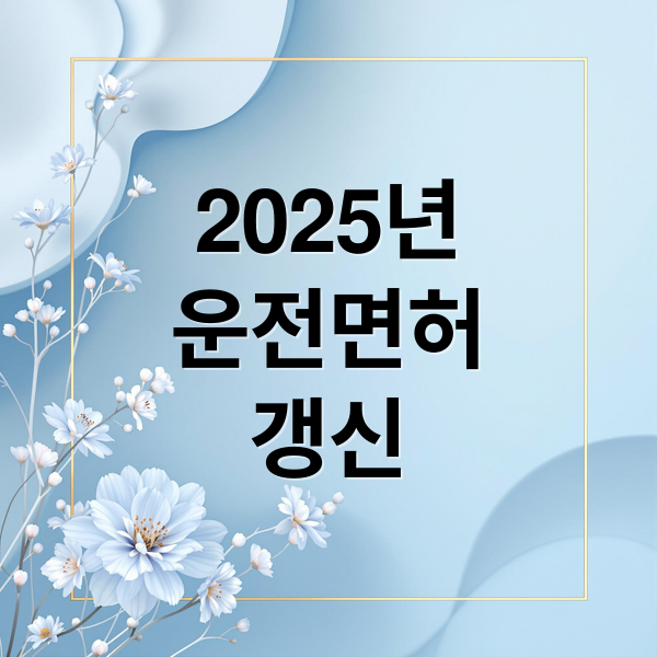 2025년
운전면허
갱신 (운전면허 적성검사 절차 비용,운전면허 적성검사 준비물)