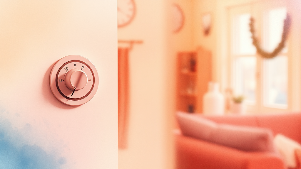 보일러 설정 및 관리 꿀팁 (watercolor 스타일)