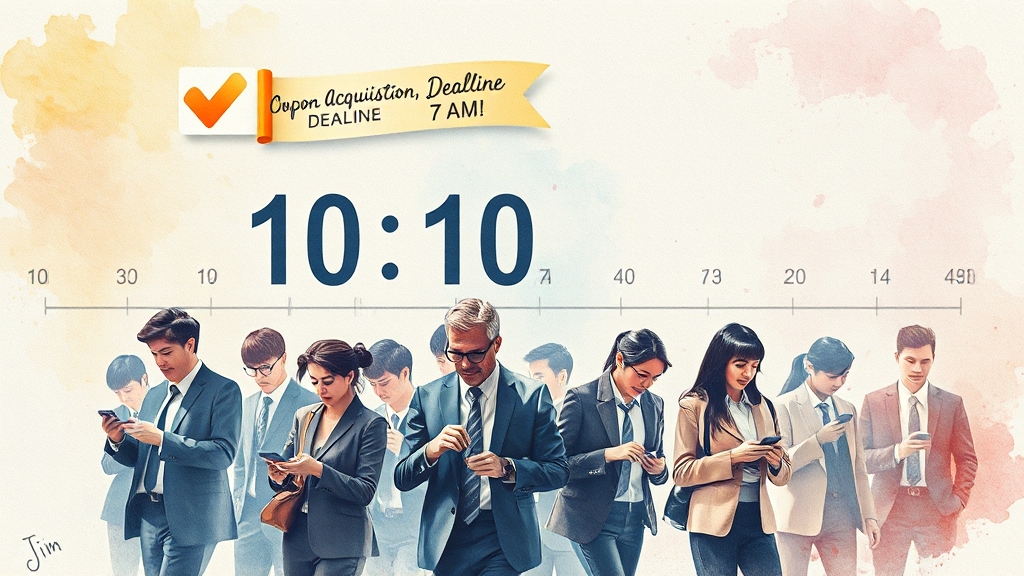 쿠폰 사용, 이것만은 꼭 기억하세요! (watercolor 스타일)