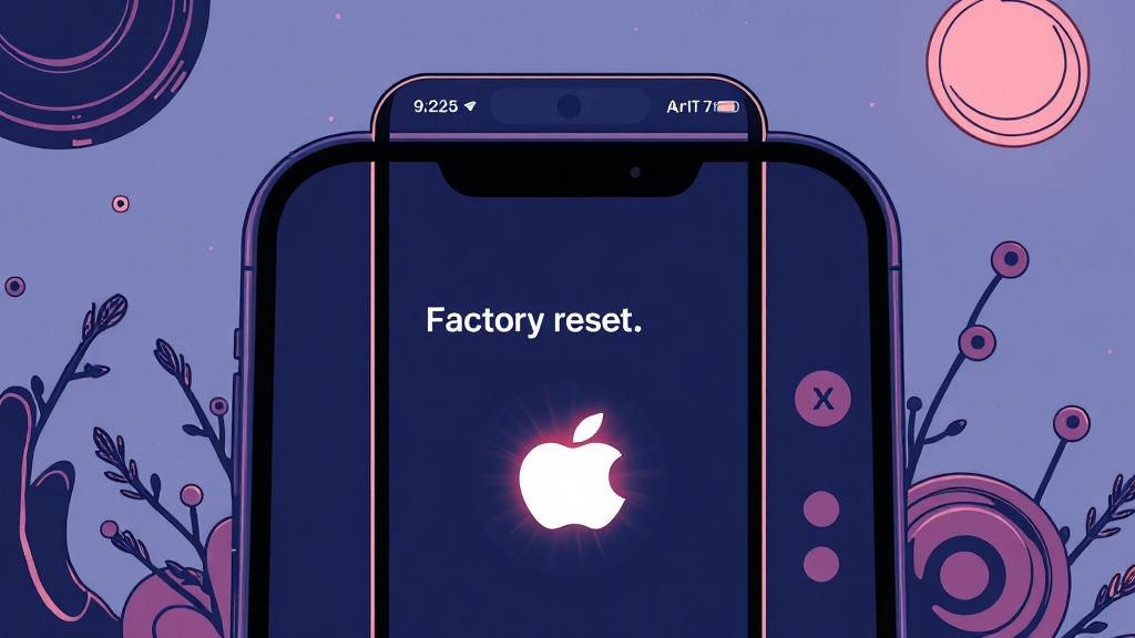 설정 앱으로 초기화하기 (illustration 스타일)