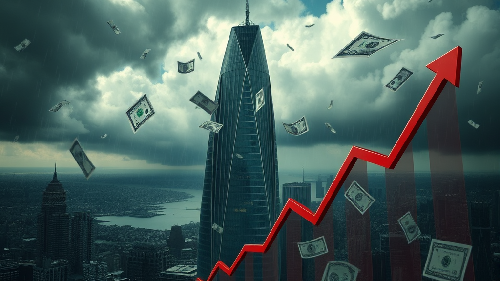 부동산 PF 부실 위기 현황 (realistic 스타일)