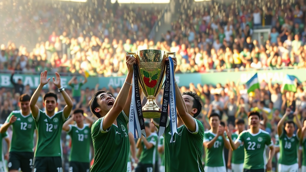 승리팀 예측 및 우승 향방 (realistic 스타일)