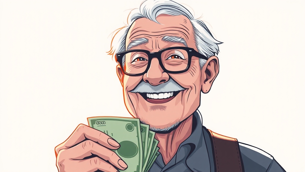 지원금, 얼마나 받을까? (illustration 스타일)