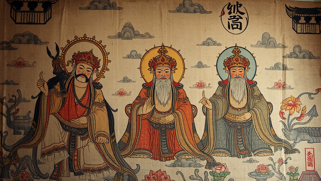 조사당 벽화 그림 분석 (realistic 스타일)