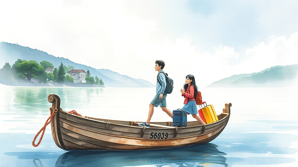 가고파민박 이용 시 유의사항 (watercolor 스타일)