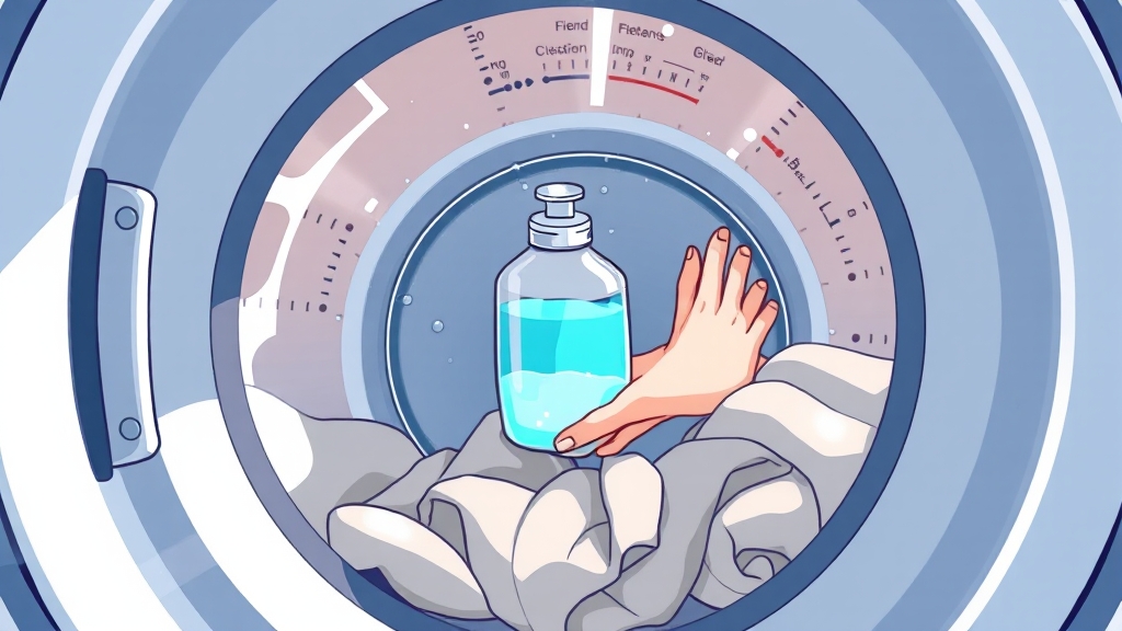 세탁기 부품별 청소 요령 (cartoon 스타일)